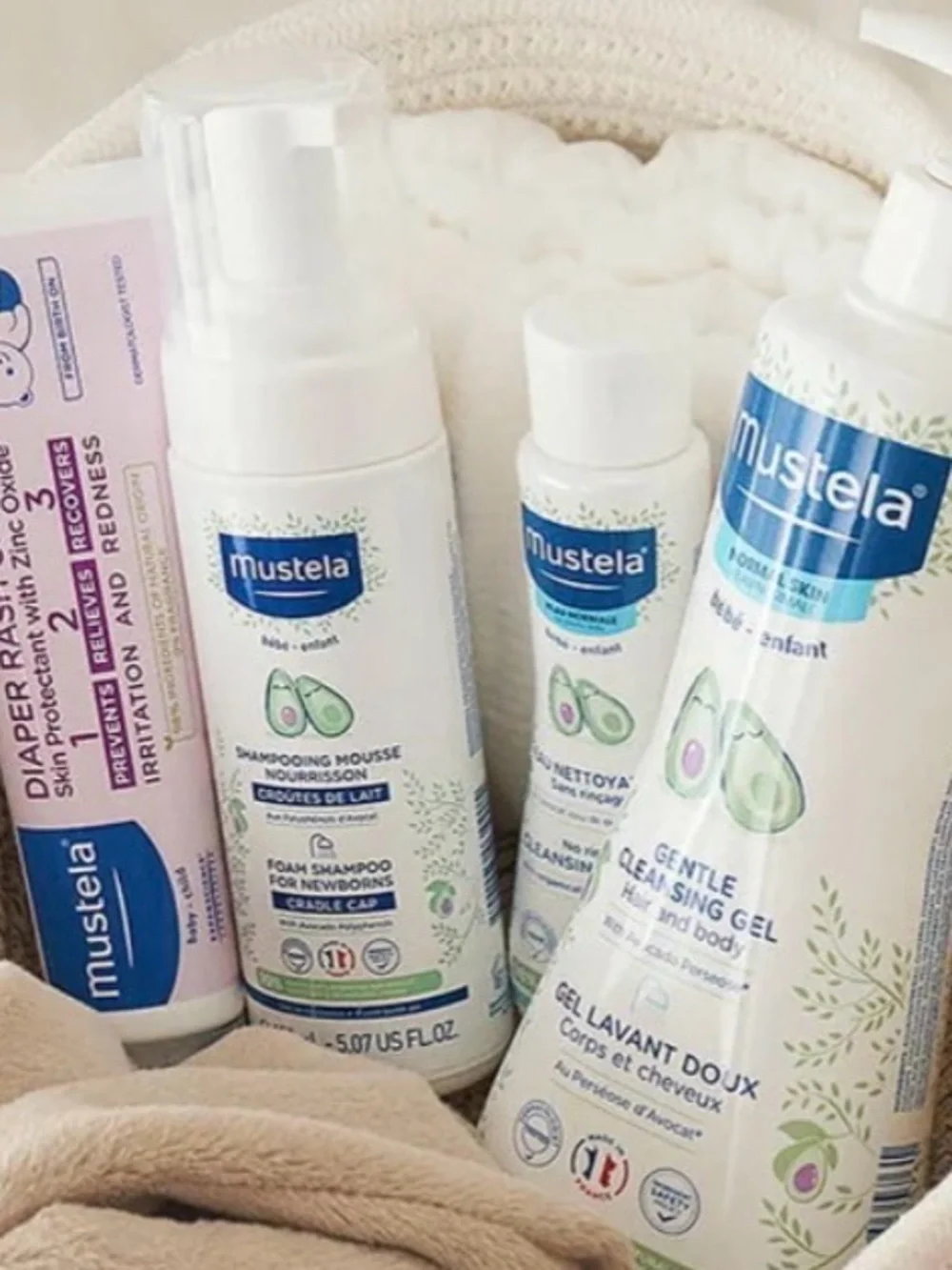 Mustela Hydra Bébé Body Lotion - White & Blue